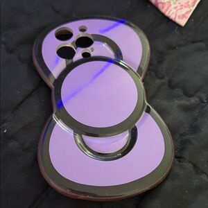 iPhone 14 Pro Max Purple Bow Case